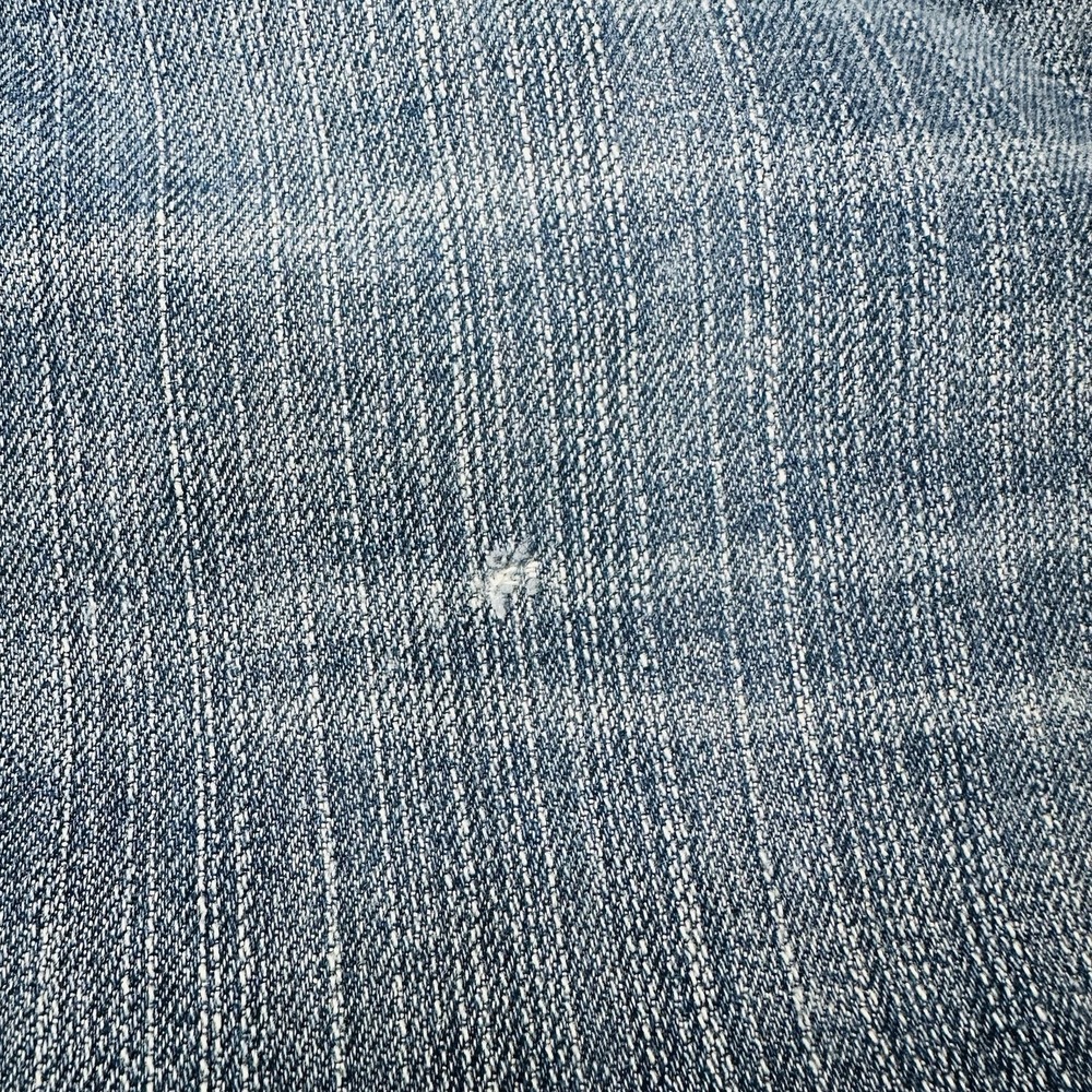 Levi's 550 Relaxed Fit Jeans Men's 44x30‎ Blue Denim Straight Leg Distressed Hem - Picture 9 of 11